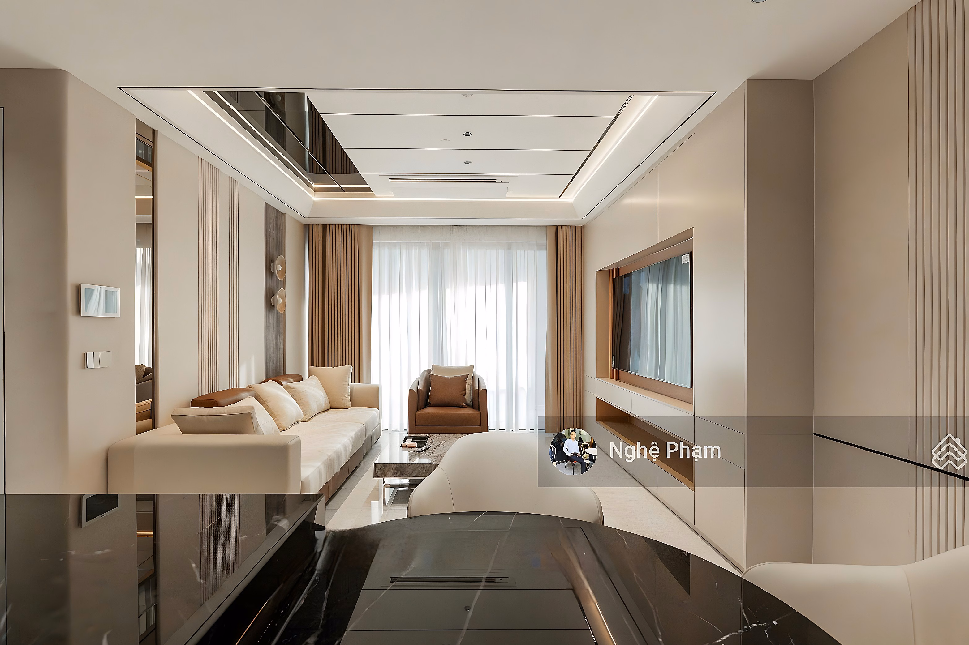 2-bedroom apartment for rent at The Opera - Metropole Thu Thiem, high-class furniture, river view, Bitexco. Large house