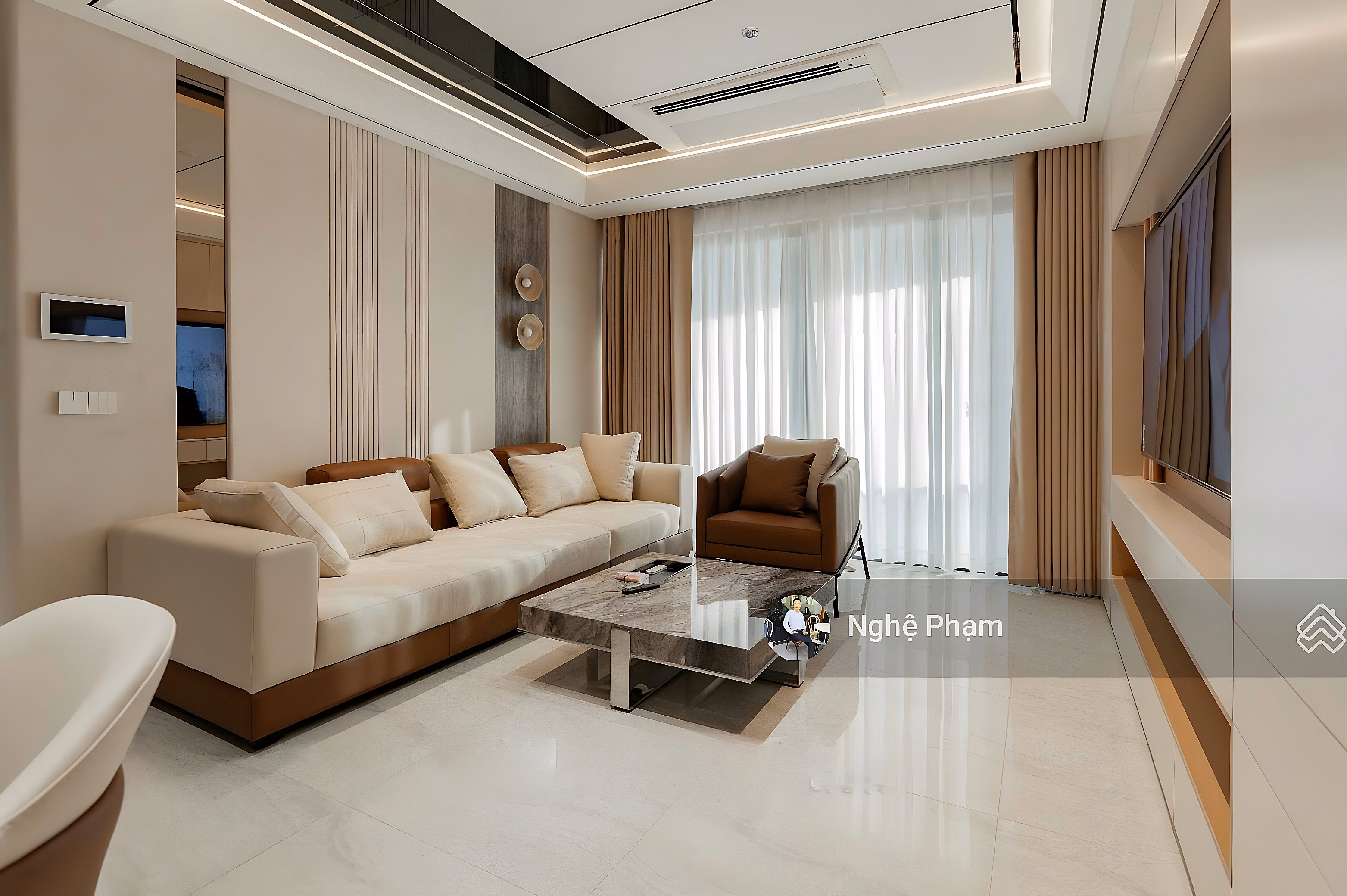 2-bedroom apartment for rent at The Opera - Metropole Thu Thiem, high-class furniture, river view, Bitexco. Large house