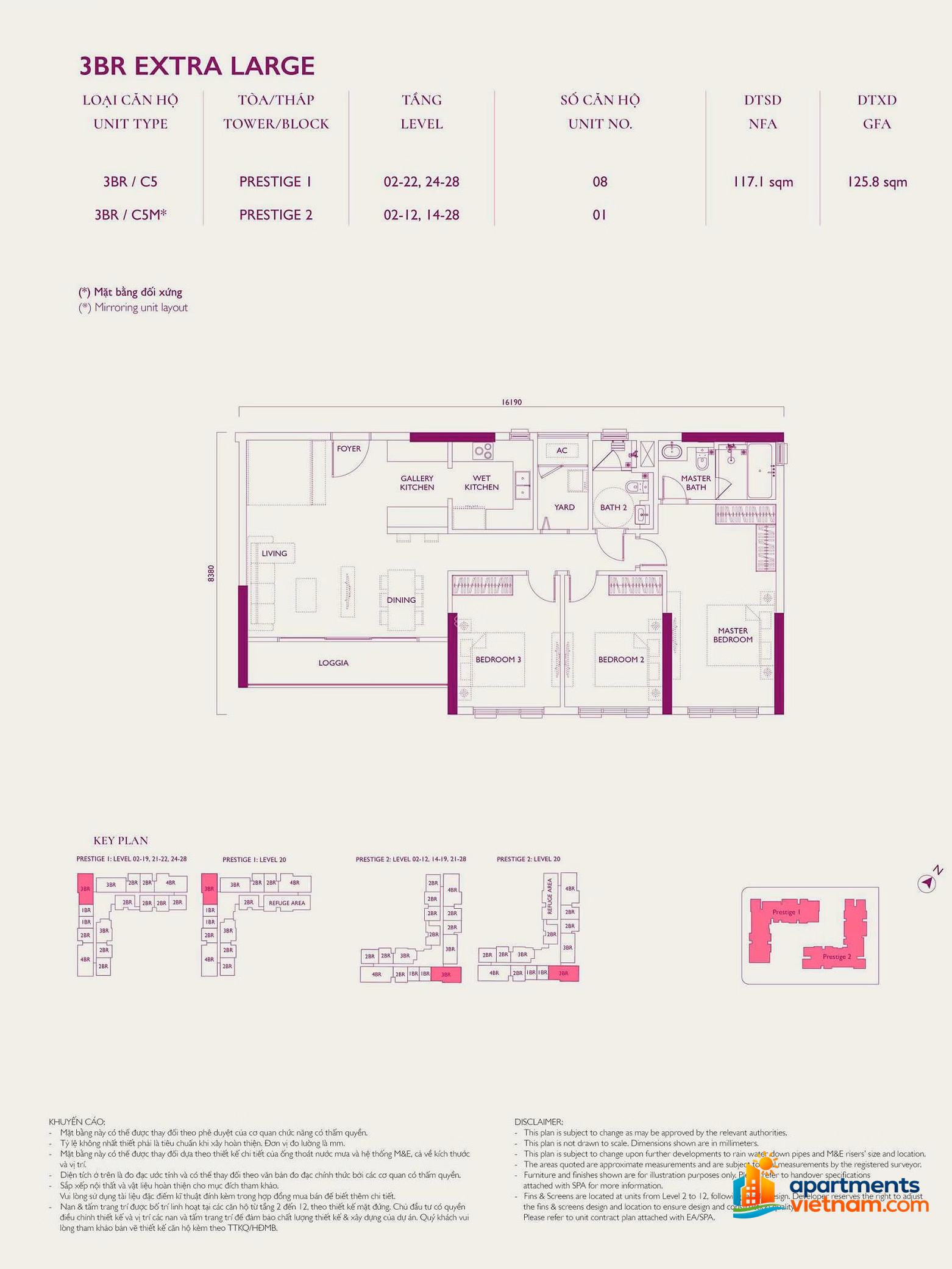 Cut Loss on Sales Contract 1.25 billion: 1 bedroom apartment 3.3 billion, 54m2 apartment 3.9 billion, 81m 5.65 billion***