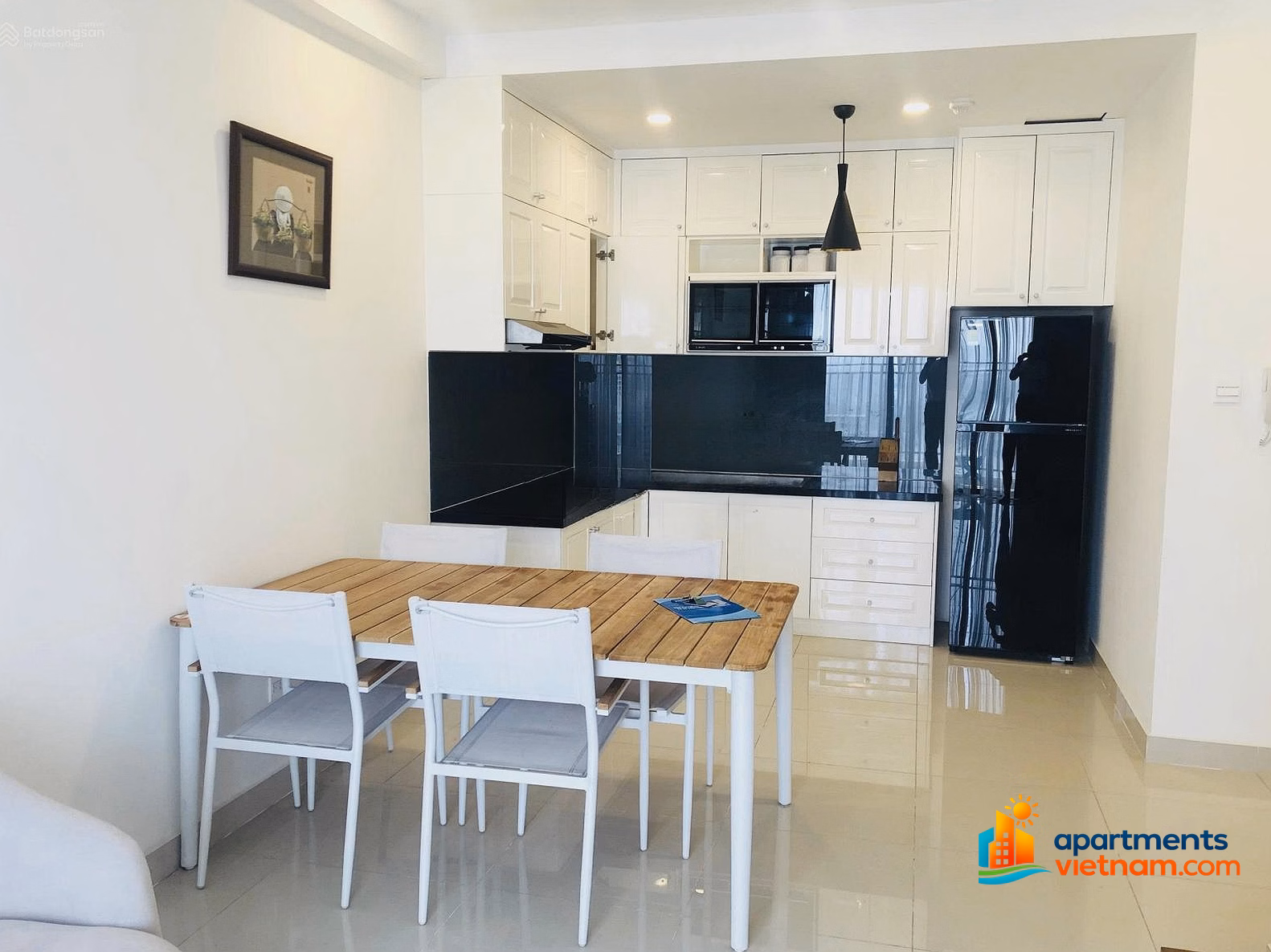 Super product with beautiful river view only 7.5 billion 2 bedroom 76m² apartment, notarized book available, absolutely safe