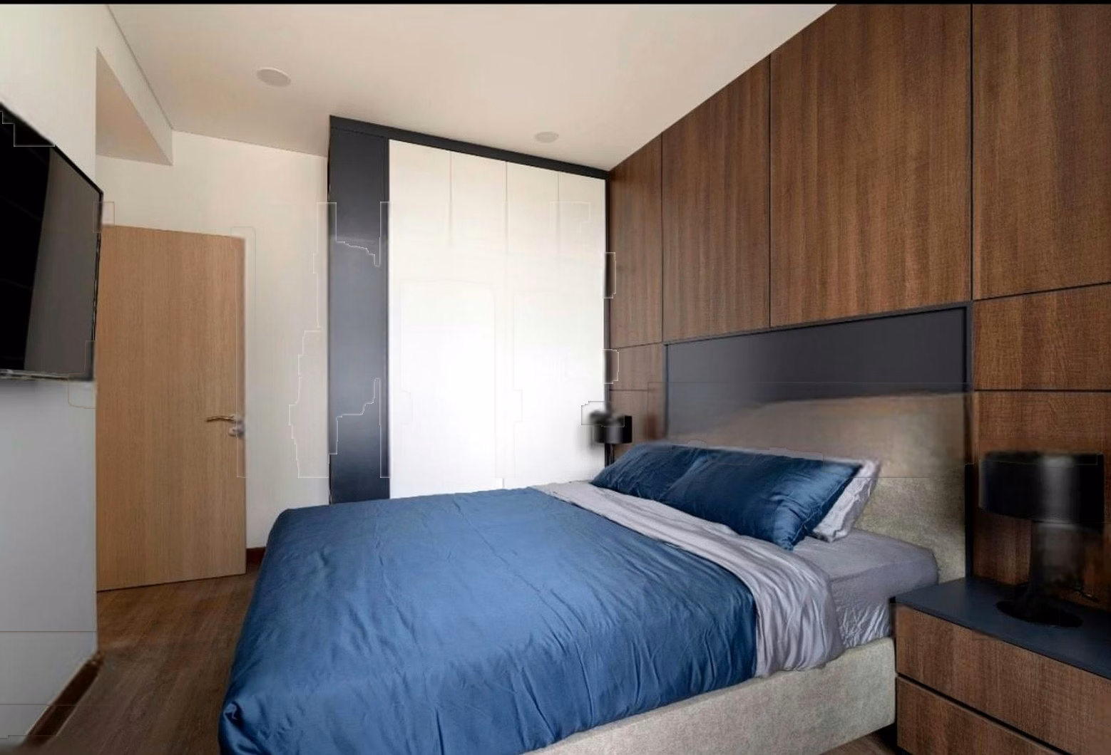 URGENT. The owner is willing to send for rent a 3-bedroom apartment with high-class furniture on the high floor of Riverpark Premier apartment building