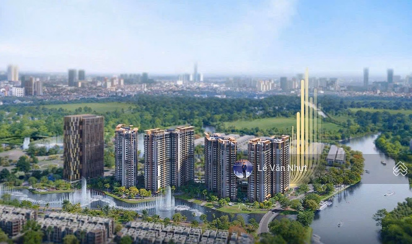 3-bedroom apartment facing musical fountain - Tower A2 95.6m2 - Masteri Park Place CT5 only 13,123 billion - Expansion 2 years