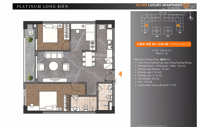 Selling Platinum Long Bien diplomatic apartment, the most luxurious apartment in Long Bien capital