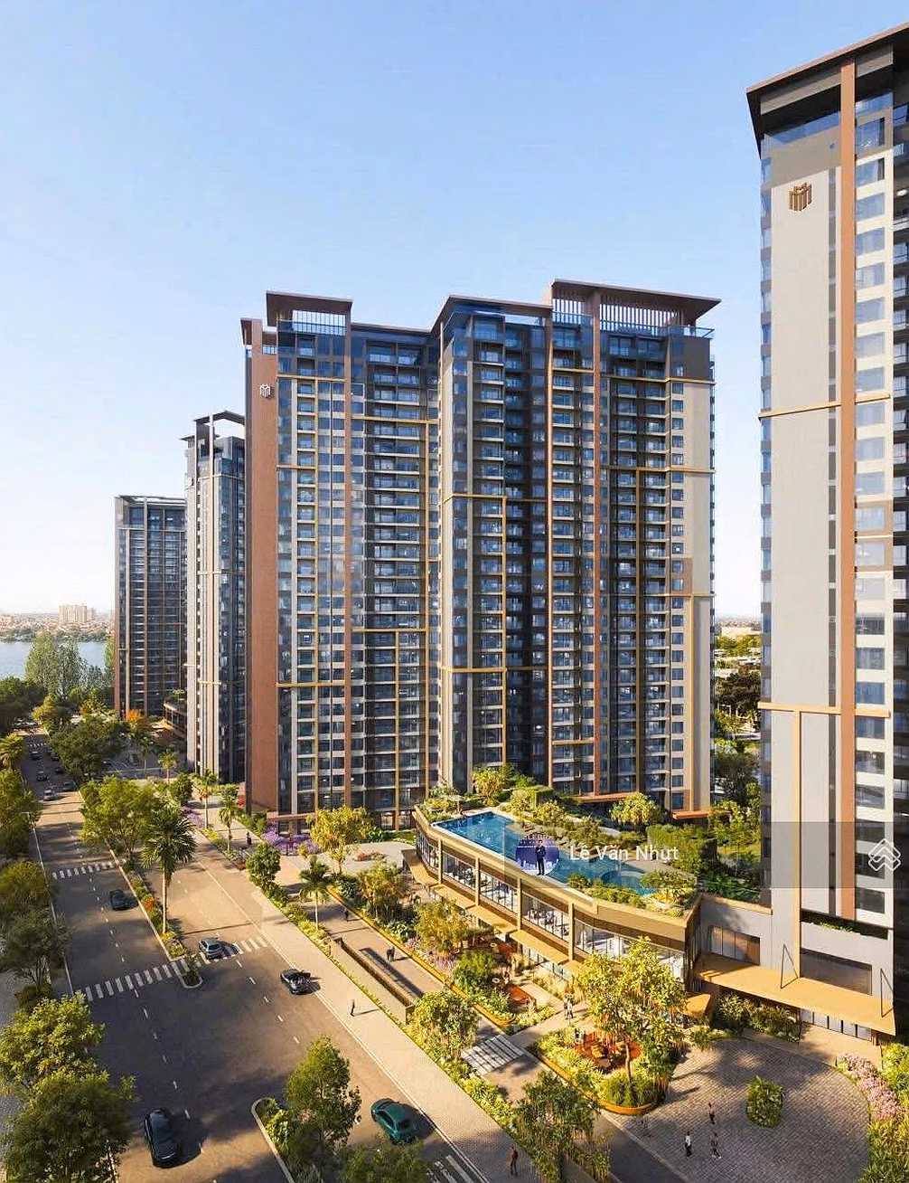 Bank loan price 15.63 billion all in Tower A1 middle floor - 3 bedroom apartment - Masteri Park Place - 35 months interest support