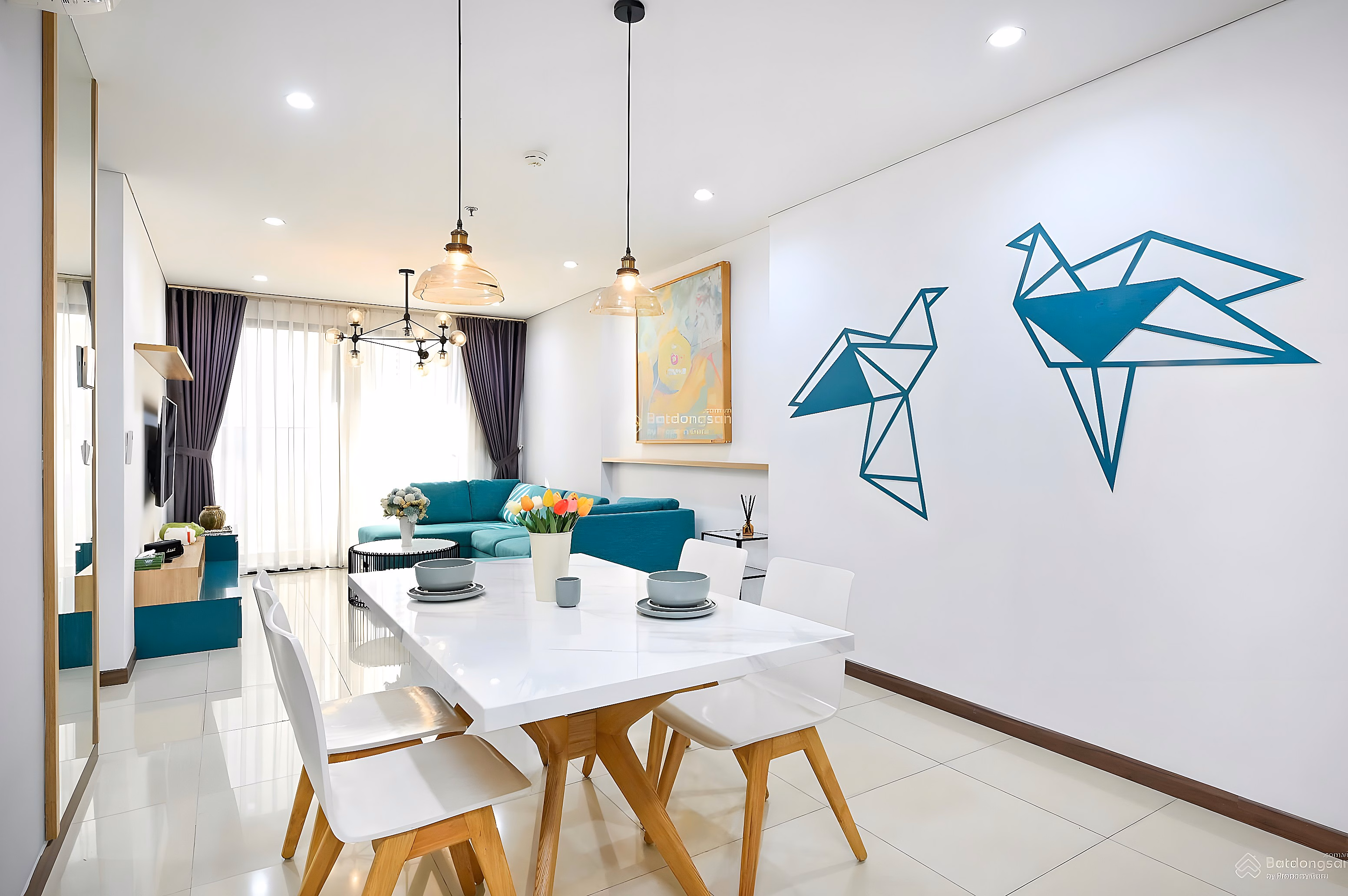 Apartment for rent with 3 bedrooms, 2 bathrooms, 108m2 plus 20m2 garden at HaDo Centrosa Garden, 30 million, District 10, HCM
