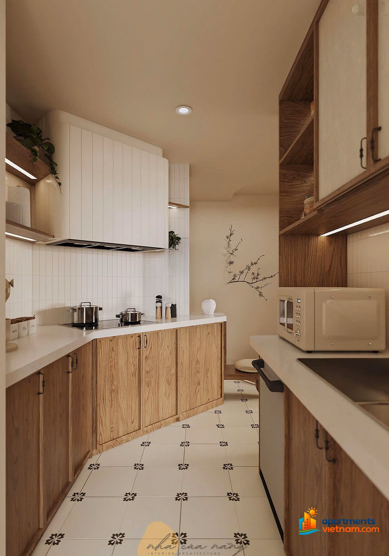 3 bedroom apartment for rent 110.63m² Hoang Anh Lakeview Residence full beautiful furniture Price 28 million/month