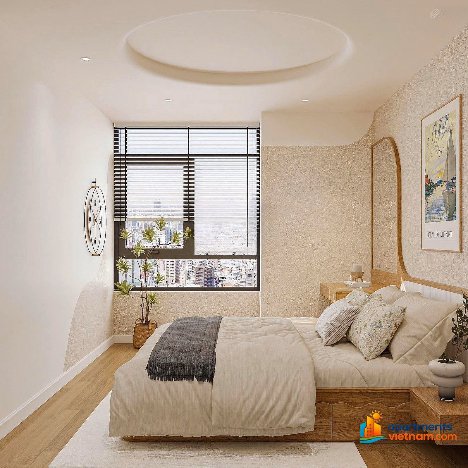 32 million/month 3-BR CORNER apartment, 117.63m2 HAGL Lakeview (72 Ham Nghi)