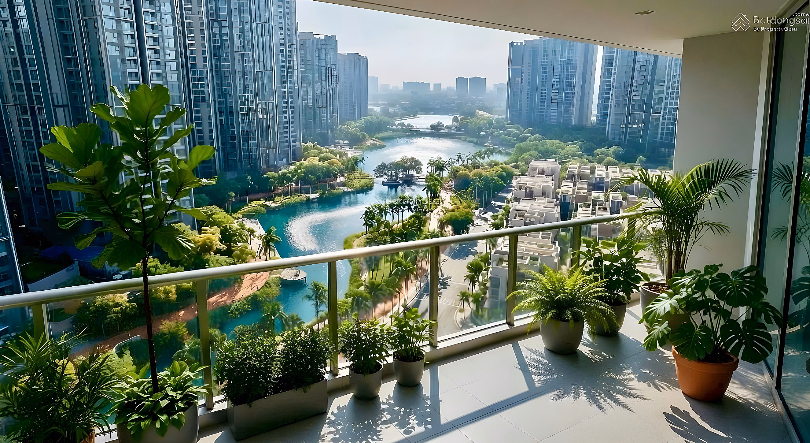 Hunt for the super 4 bedroom apartment number 05, building A, direct view of water music at Masteri Cosmo***