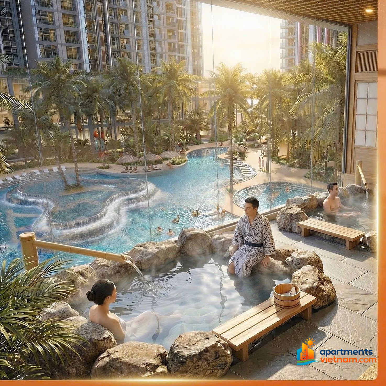 Alumi Xuan Cau apartment available - super good price 6xtr/m2 Natural hot mineral urban area right in Hanoi