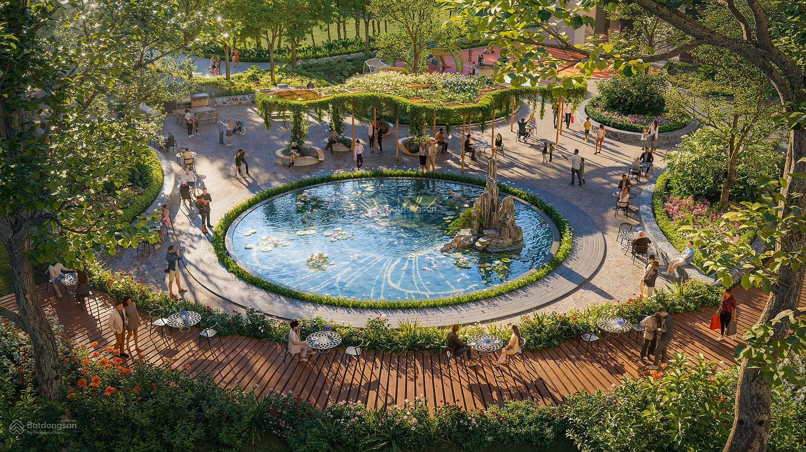 3-BEDROOM LUXURY APARTMENT 99.3M2 PRICE 14 BILLION WITH DOZENS OF INDOOR AND OUTDOOR FACILITIES EXCLUSIVE RESIDENTS