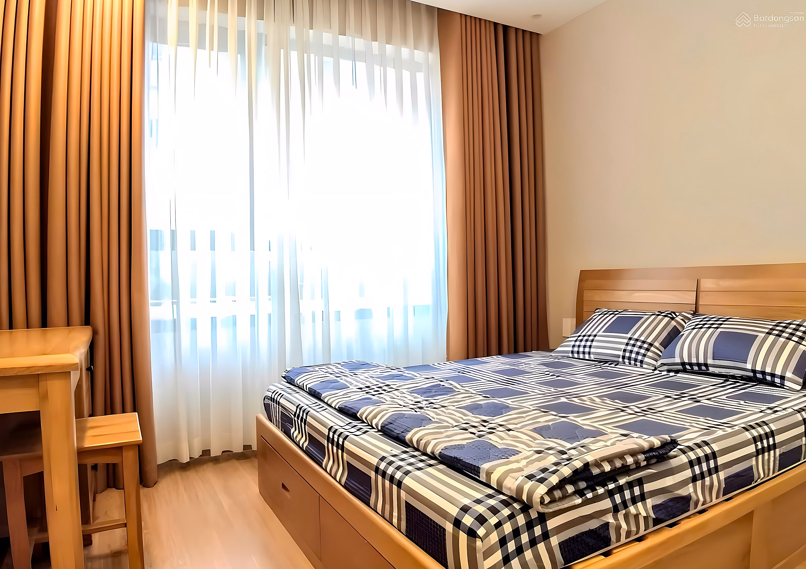 Loss-cutting corner apartment on Le Quang Dinh 50m² 2 bedrooms SHR/full NT luxury loan support 80%/rent 15 million, ready to live