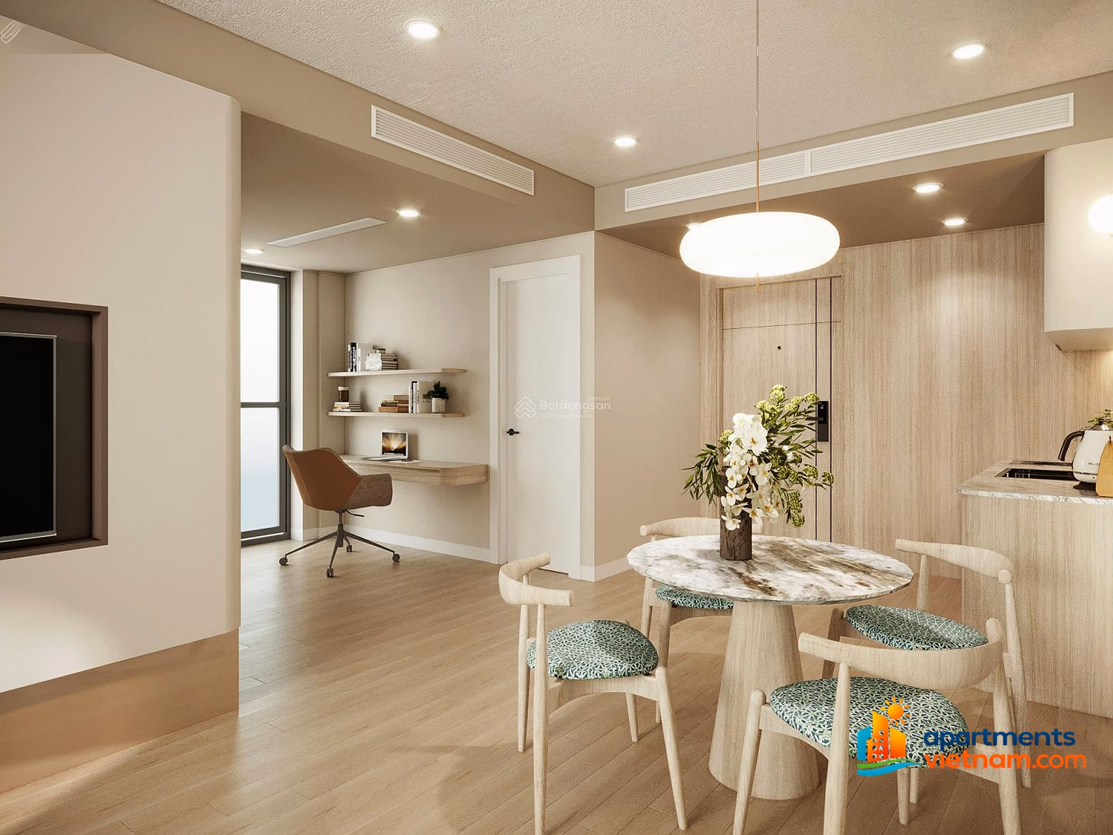 Diplomatic 2 bedroom apartment with sea view, nice floor + (54m2) best price Meypearl Phu Quoc