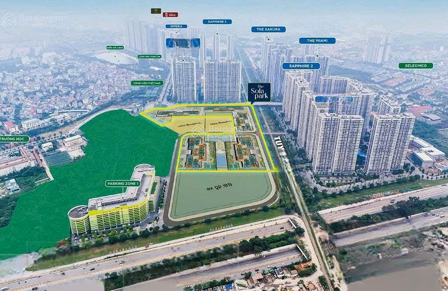 Imperia The Sola Park Smart city offers 500 million discount on housing, 0% interest bank loan, price from 2.3 billion