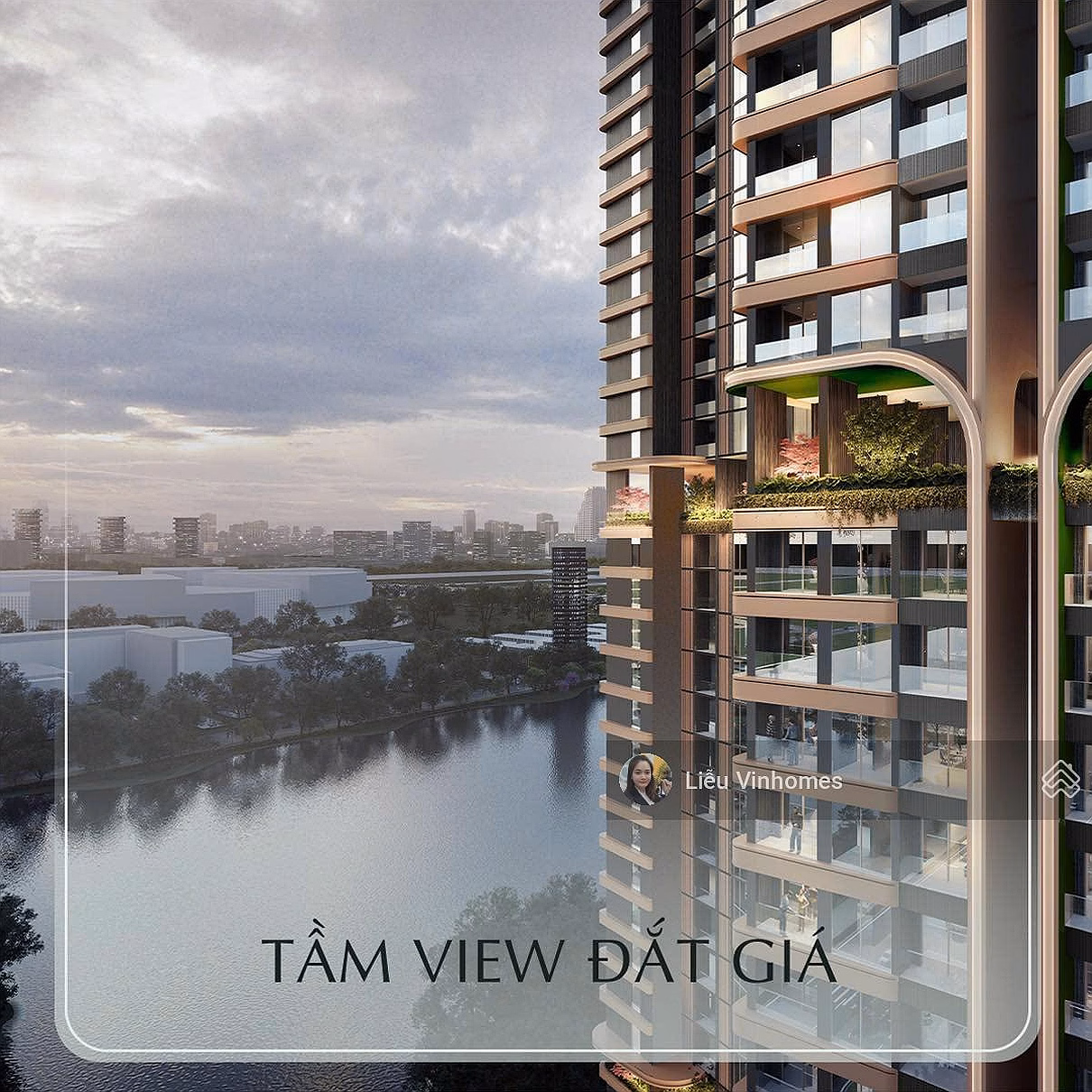 Exclusive 2N 2WC 72m2 beautiful floor with swan lake view, the most VIP building in Vin Co Loa, 6* handover, 0936 047 ***