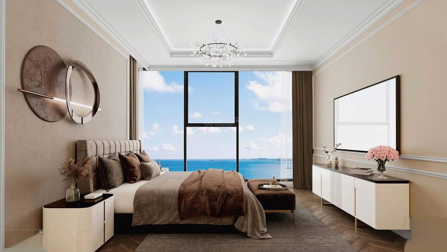 2 bedroom apartment with sea view at Newtown Diamond, cash flow 300 million/year. Huge area of ​​91m2 priced at only 4.88 billion
