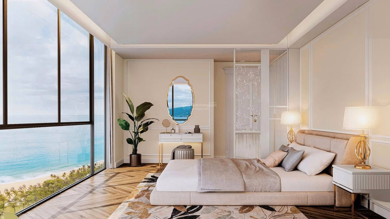 2 bedroom apartment with sea view at Newtown Diamond, cash flow 300 million/year. Huge area of ​​91m2 priced at only 4.88 billion