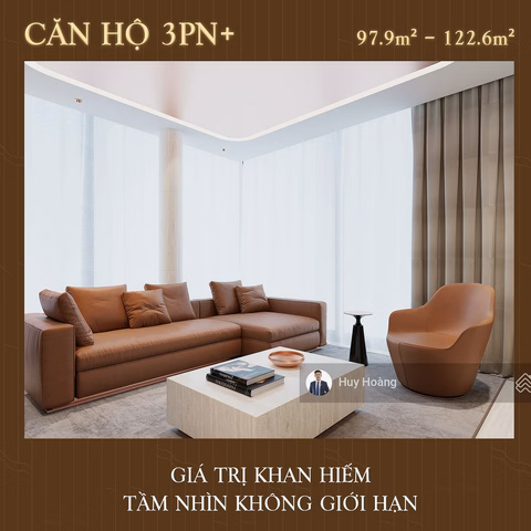 Super product 3 bedroom Flaghip Mira Tower, top living space, family heritage, sea, river and mountain view