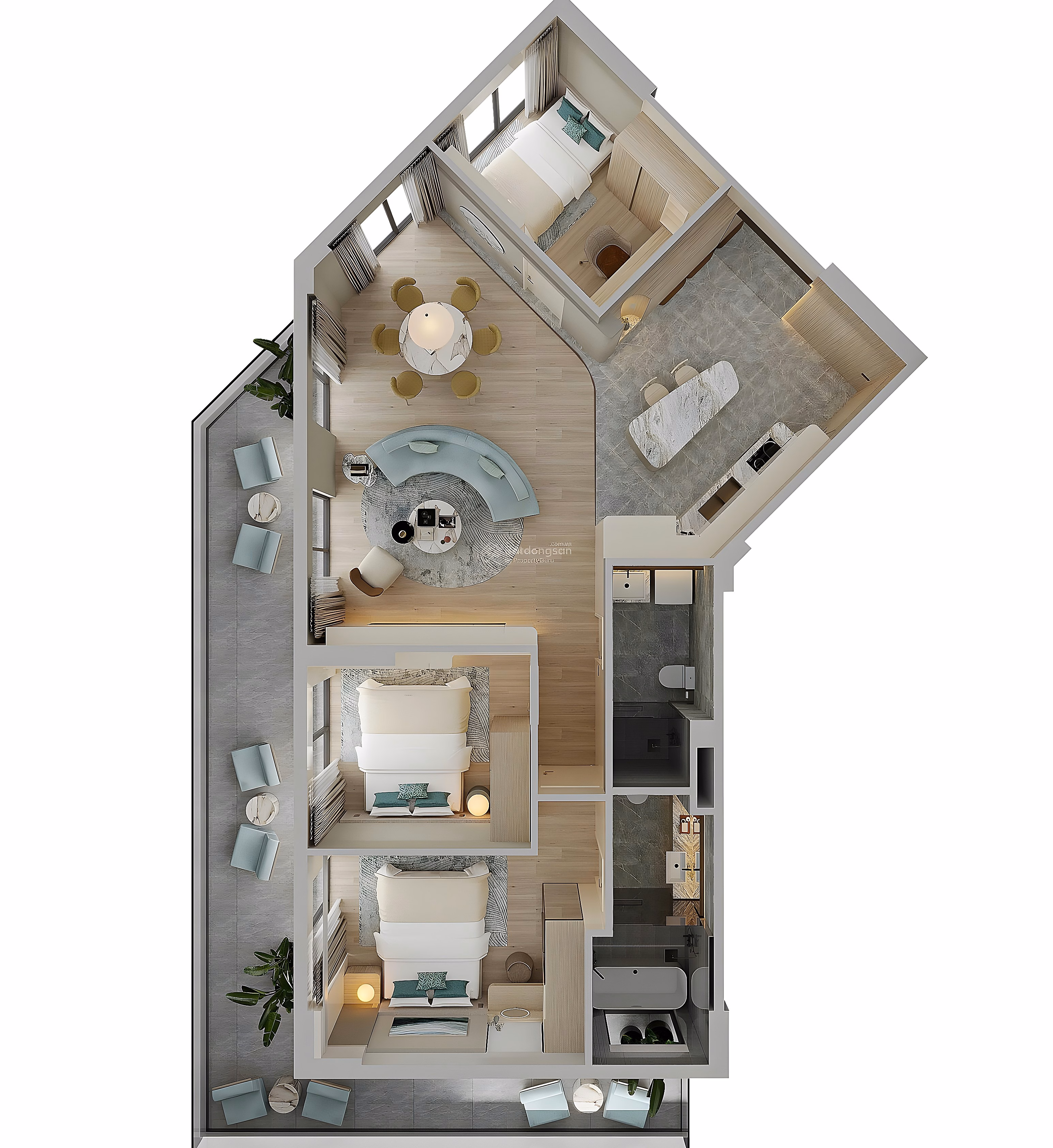 Exclusive fund for permanently owning beach apartments Meypearl Harmony Phu Quoc