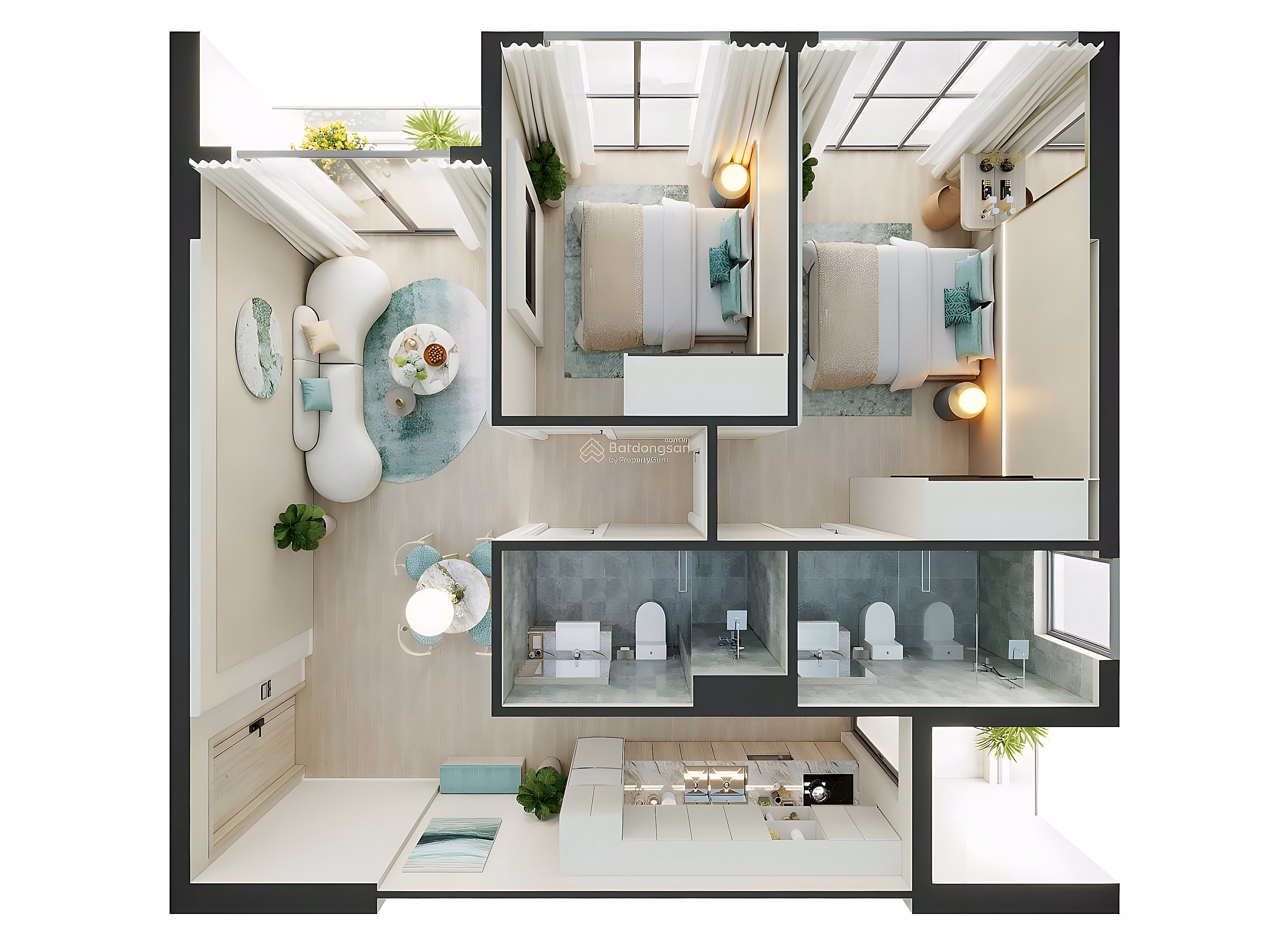 Exclusive fund for permanently owning beach apartments Meypearl Harmony Phu Quoc