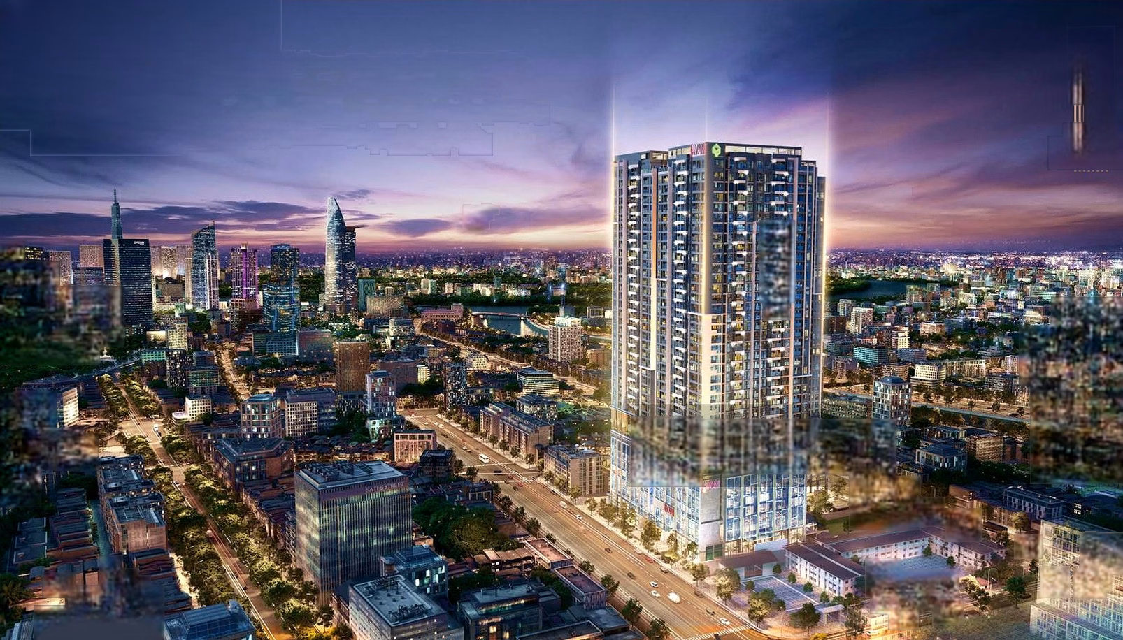 Grand Manhattan shopping cart with beautiful view 2 bedrooms - 13.5 billion and 3 bedrooms - 17.2 billion with designated parking slots