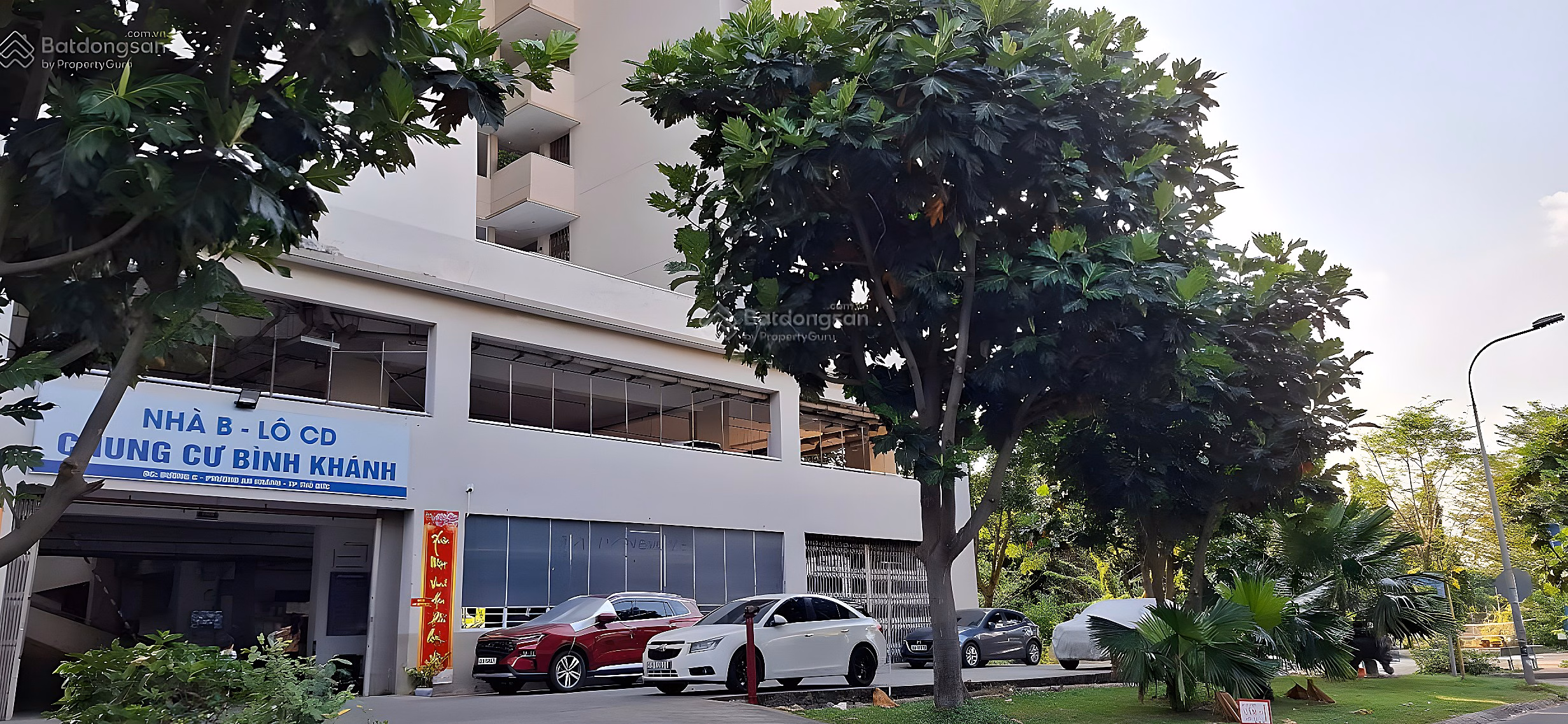 Binh Khanh for rent 62.6m2, 2 bedrooms, 2 bathrooms, cool high floor, house C, lot CD An Khanh, District 2, HCM, price 11.5 million