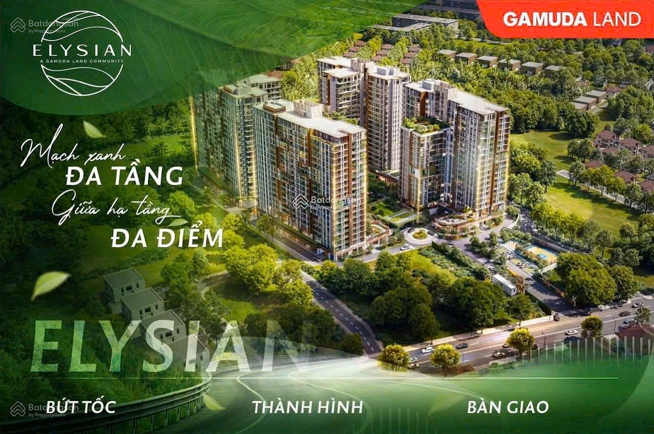 Elysian apartment for sale, 3.15 billion, 45m2, 1 bedroom, 1 bathroom, Long Phuoc, HCM, beautiful, many amenities
