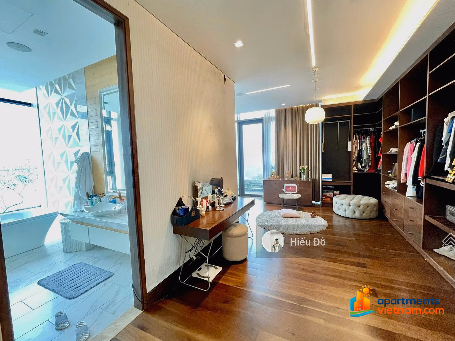 Rare 400m² Penthouse for Rent – 4BR/4BA, Full Luxury Furniture, Wraparound Balcony at Udic Complex