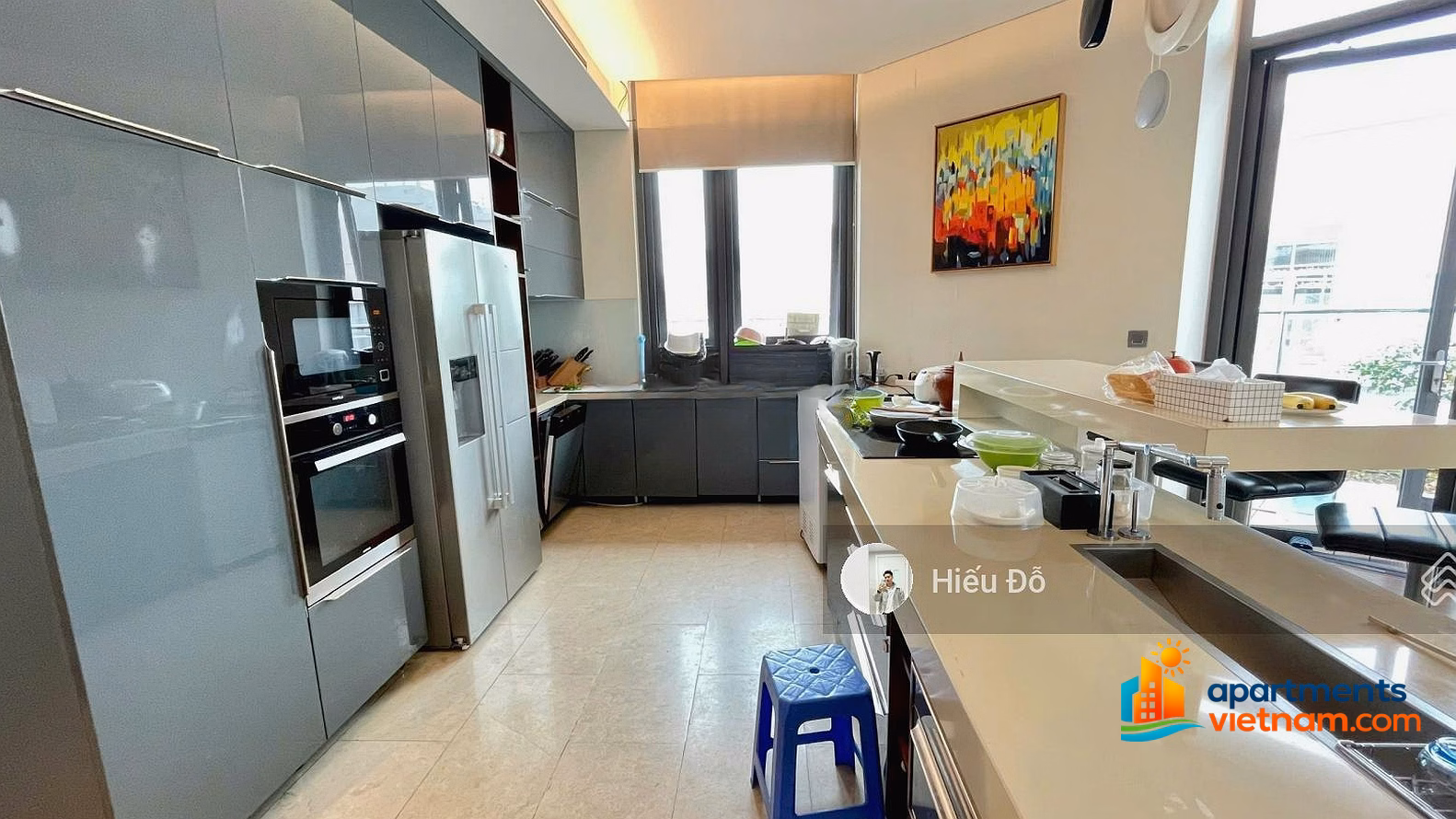 Rare 400m² Penthouse for Rent – 4BR/4BA, Full Luxury Furniture, Wraparound Balcony at Udic Complex