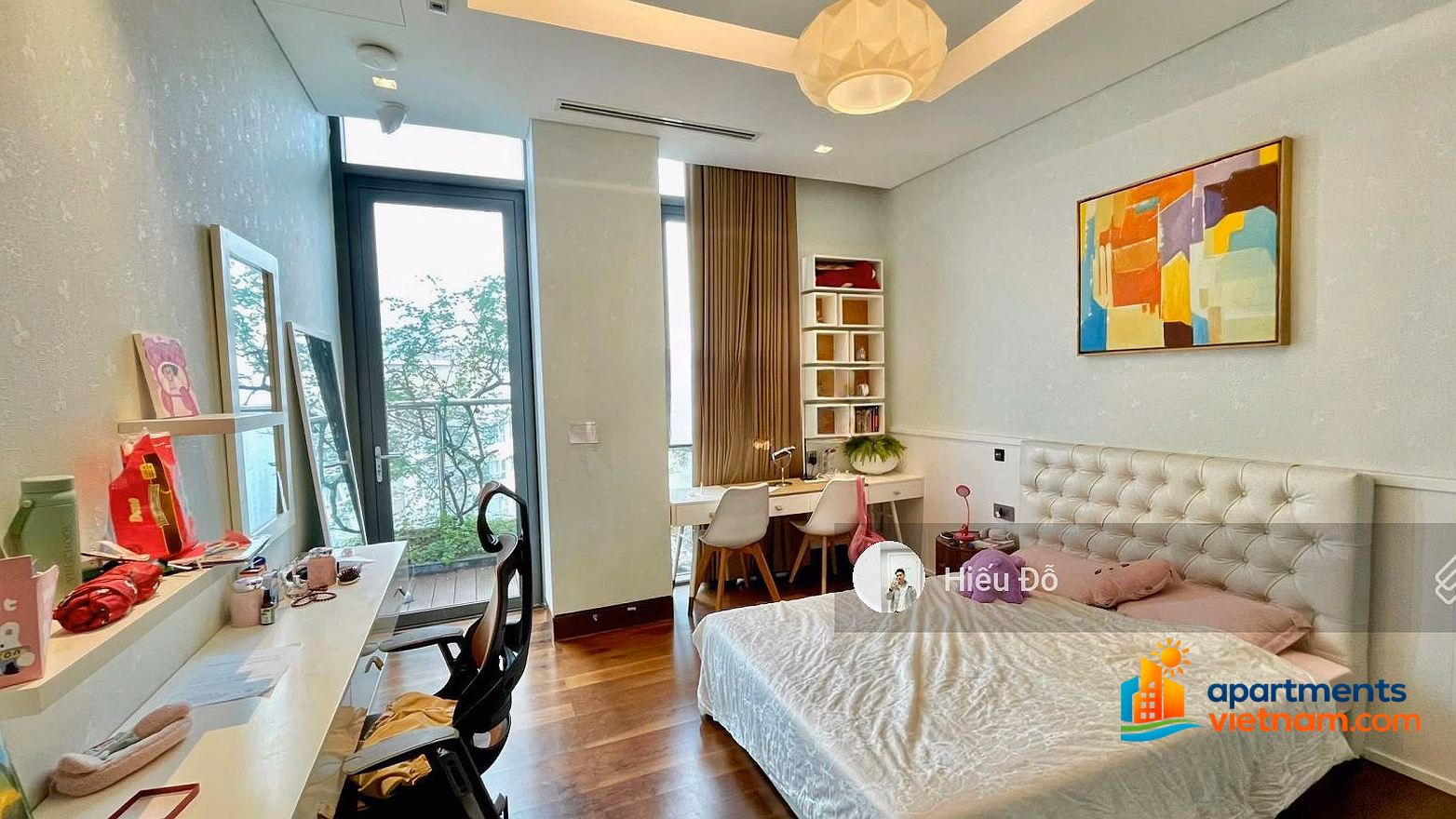 Rare 400m² Penthouse for Rent – 4BR/4BA, Full Luxury Furniture, Wraparound Balcony at Udic Complex