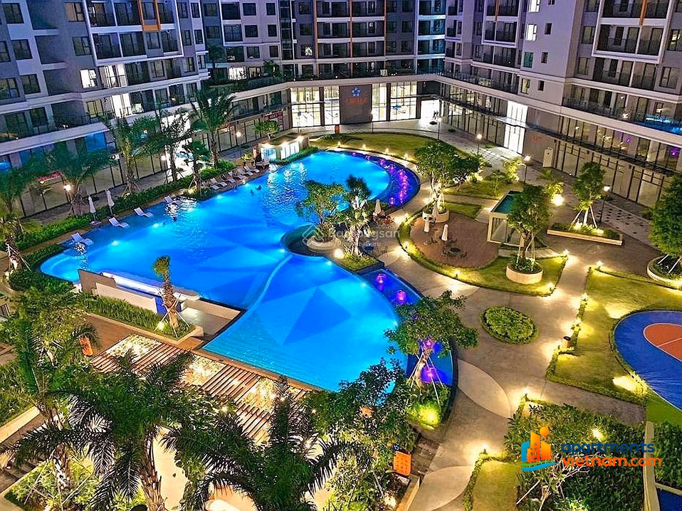 Safira Khang Dien apartment for rent, 2 bedrooms, 2 bathrooms, fully furnished, price 10 million/month, available immediately
