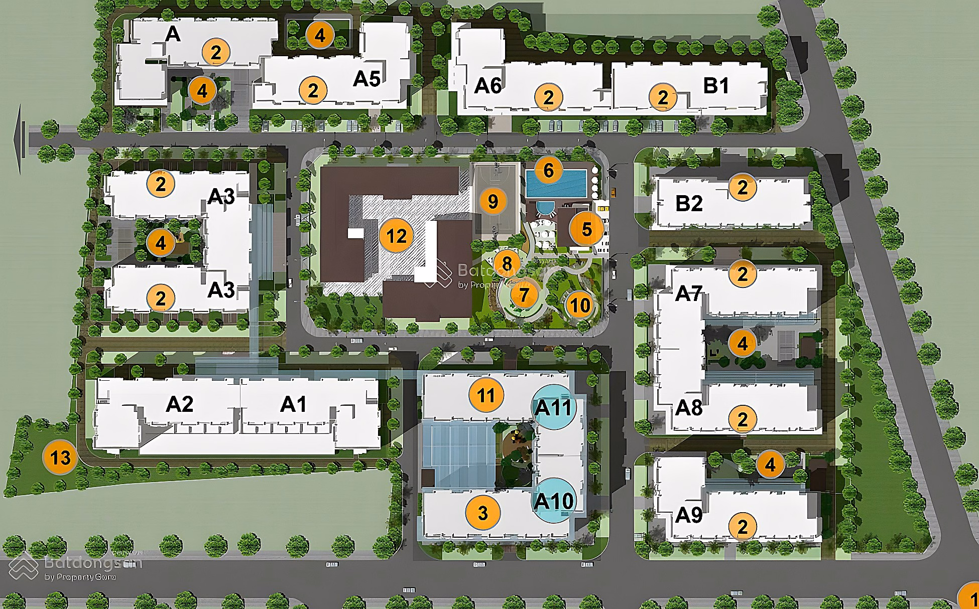 Selling Ehome 3, 64m2 - 2 bedrooms - 2 bathrooms, (with balcony) 2.82 billion - interior view, book ready for quick transfer