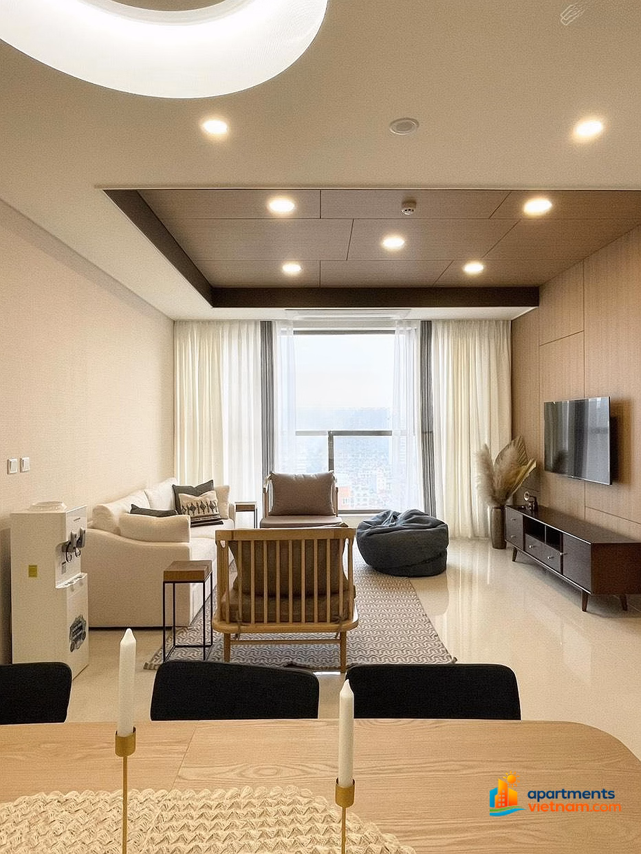 Starlake Tay Ho apartment for rent with 2 bedrooms, updated basic - fully furnished, good price