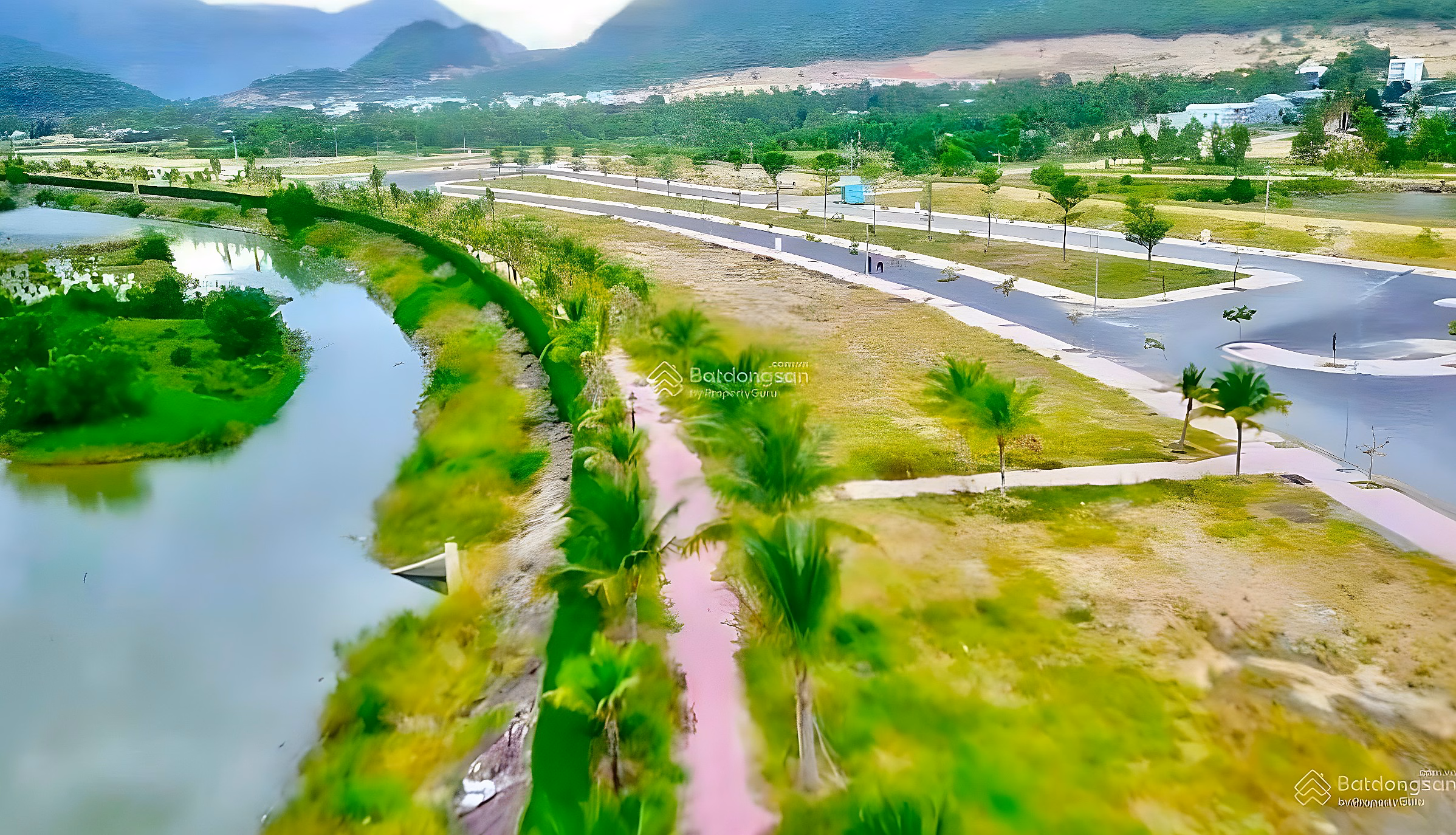 Land for sale in urban area along Tac Hon Mot River (River Park) on Phong Chau Nha Trang street at very good prices