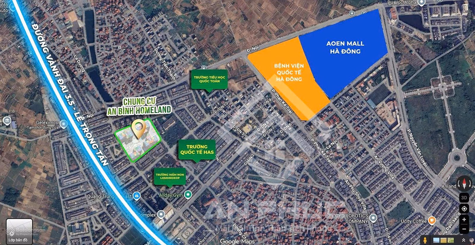 An Binh Homeland officially launched, priced from only 76.92 million/m2
