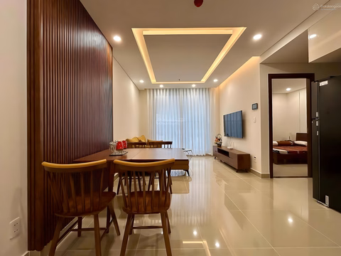 Apartment for rent CT2 - VCN Phuoc Long - Nha Trang City Center. 72m2 (2 bedrooms - 2 bathrooms). Full interior