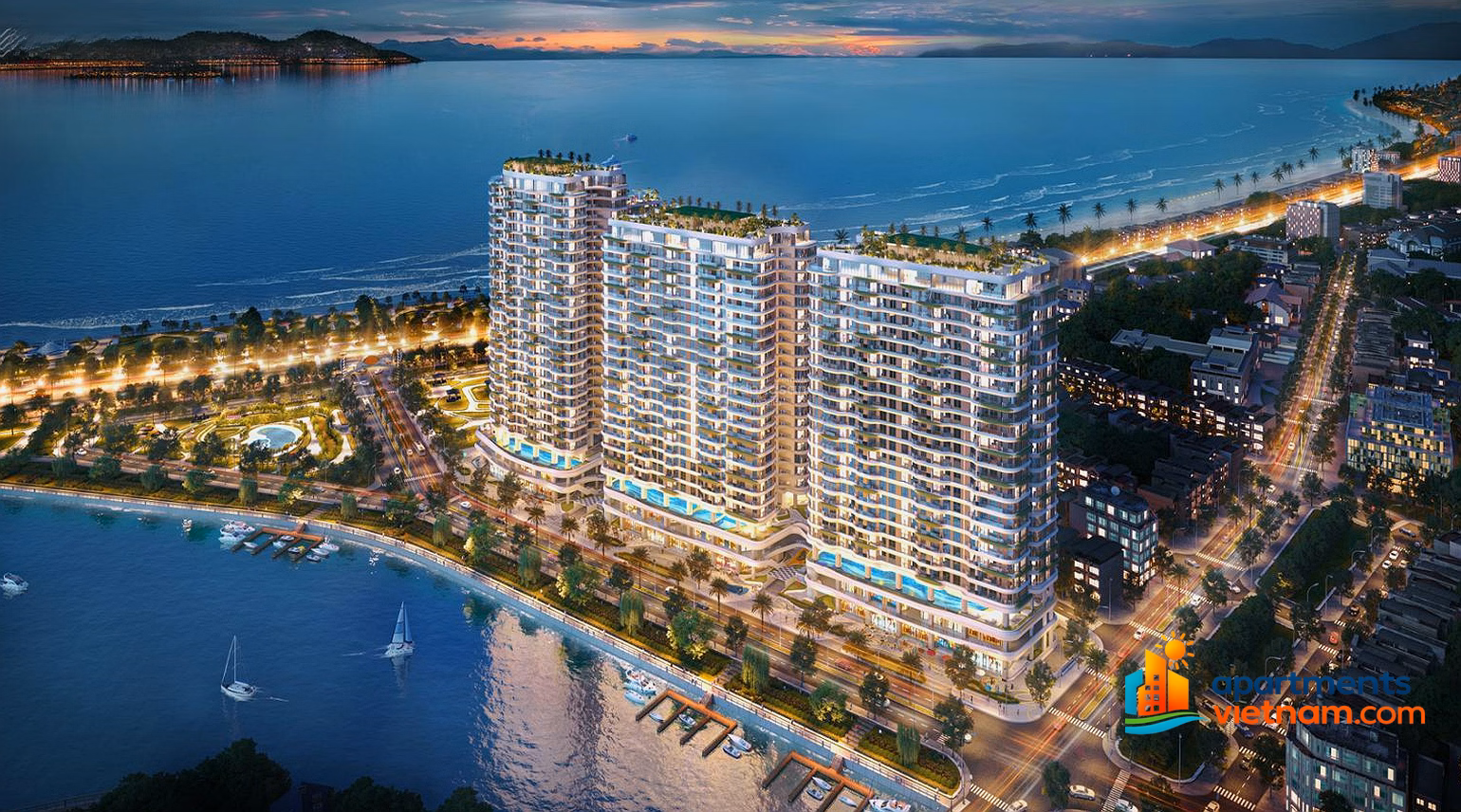 Super apartment facing the sea - Nha Trang center - rare long-term ownership price F0 from CDT