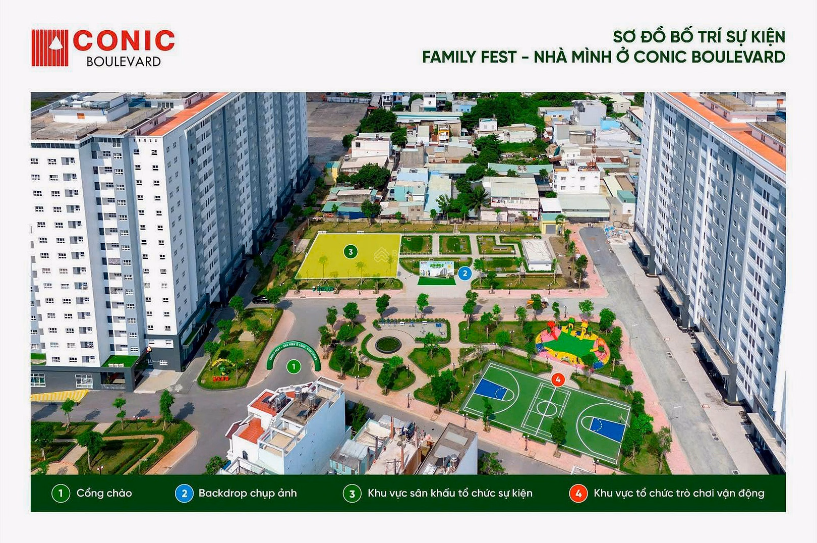 Apartment for rent on Conic Boulevard Vo Van Kiet Binh Chanh - good price 6.5 million/month with park & ​​river view