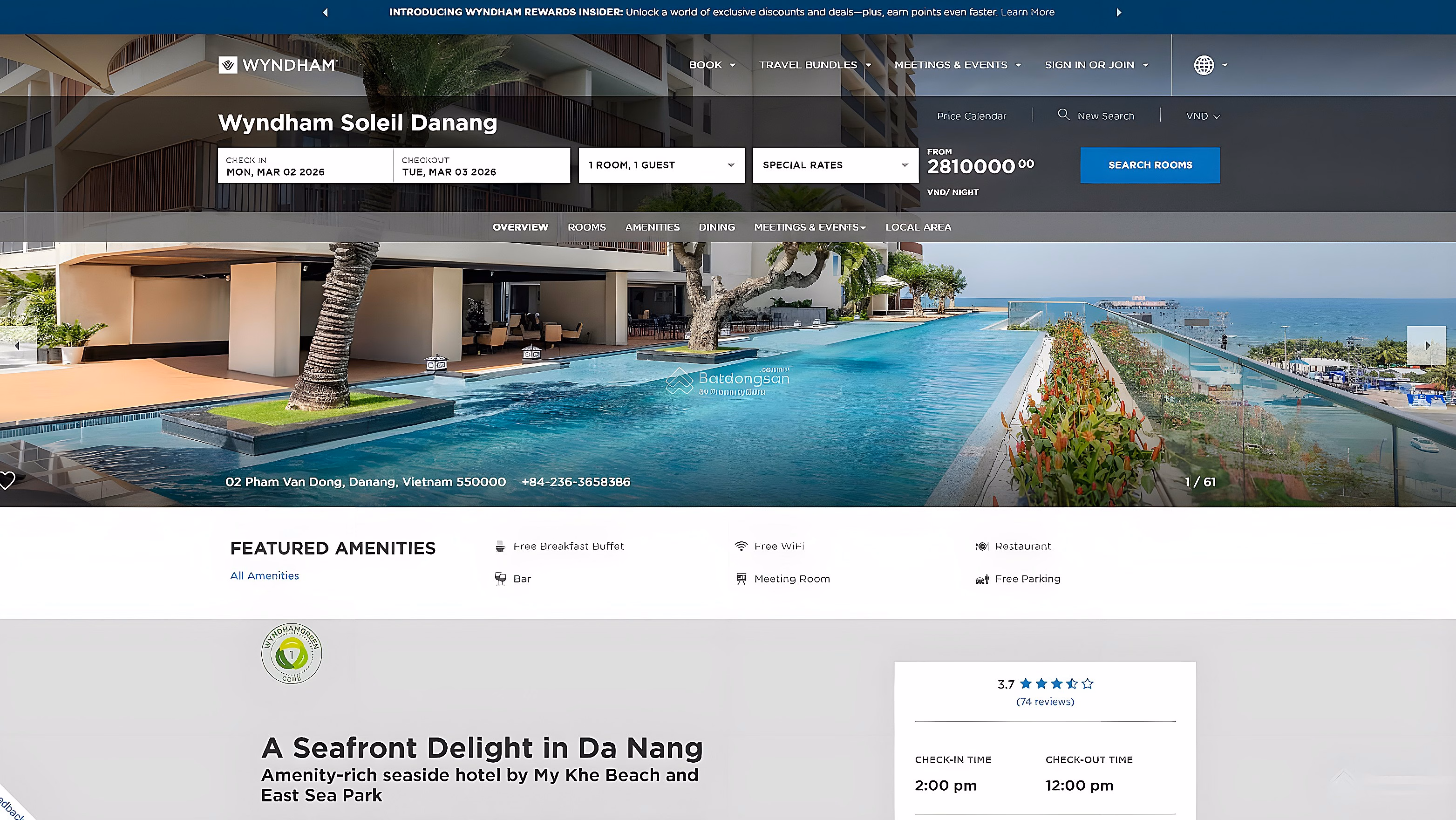 High floor studio apartment with sea view for rent