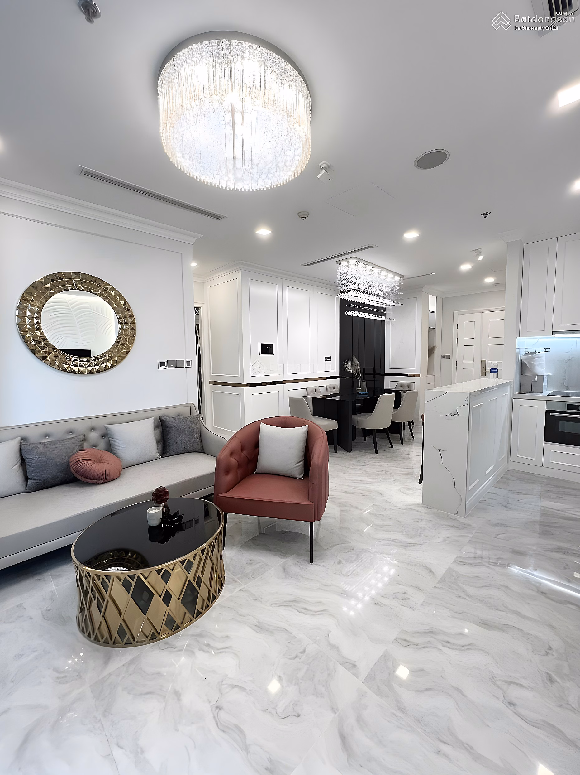 Selling 2 bedroom 2 bathroom apartment at Vinhomes Golden River Ba Son, long-term pink book, 14.7 billion, 78 m2