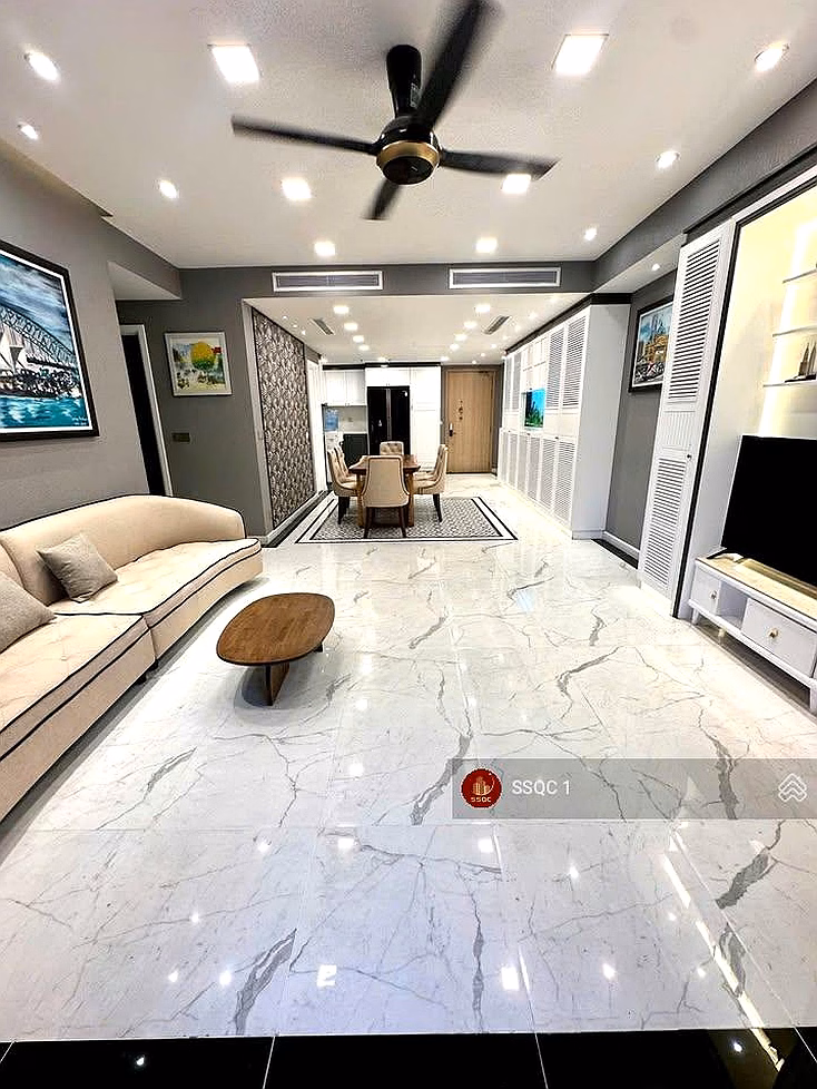 100% real news - 3-bedroom apartment, 135m2, internal view, super large balcony, super good price in Estella Heights