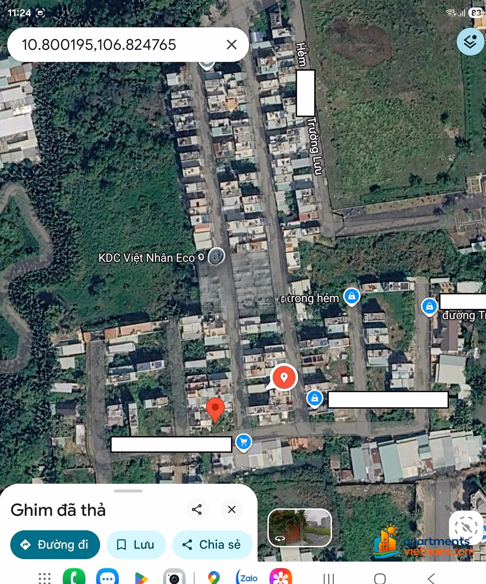 The owner sells land 5.7m across Long Truong Ward, Ho Chi Minh City