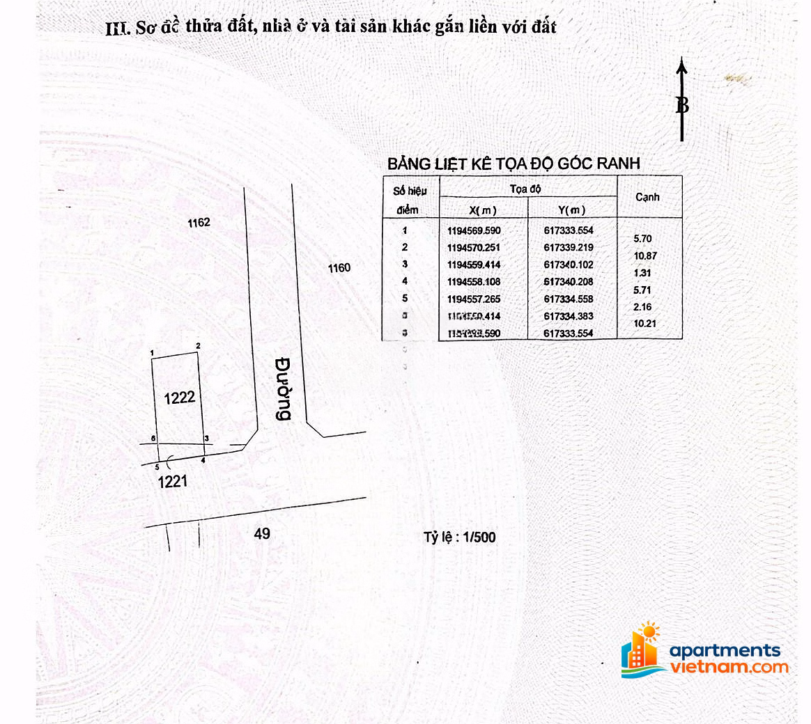 The owner sells land 5.7m across Long Truong Ward, Ho Chi Minh City