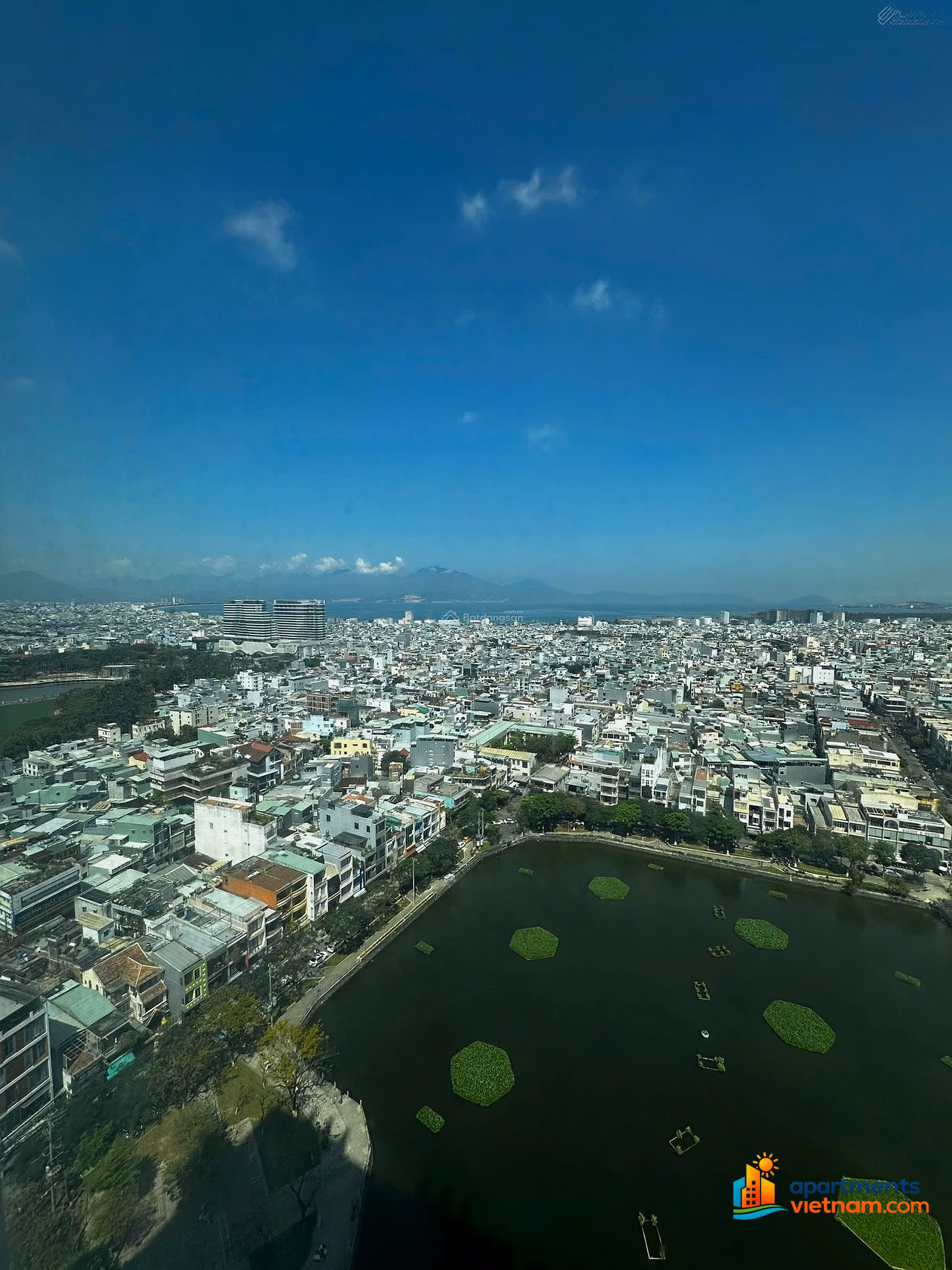 Hoang Anh Gia Lai apartment for rent, 3 bedrooms, area 110m2, view to Thac Gian lake