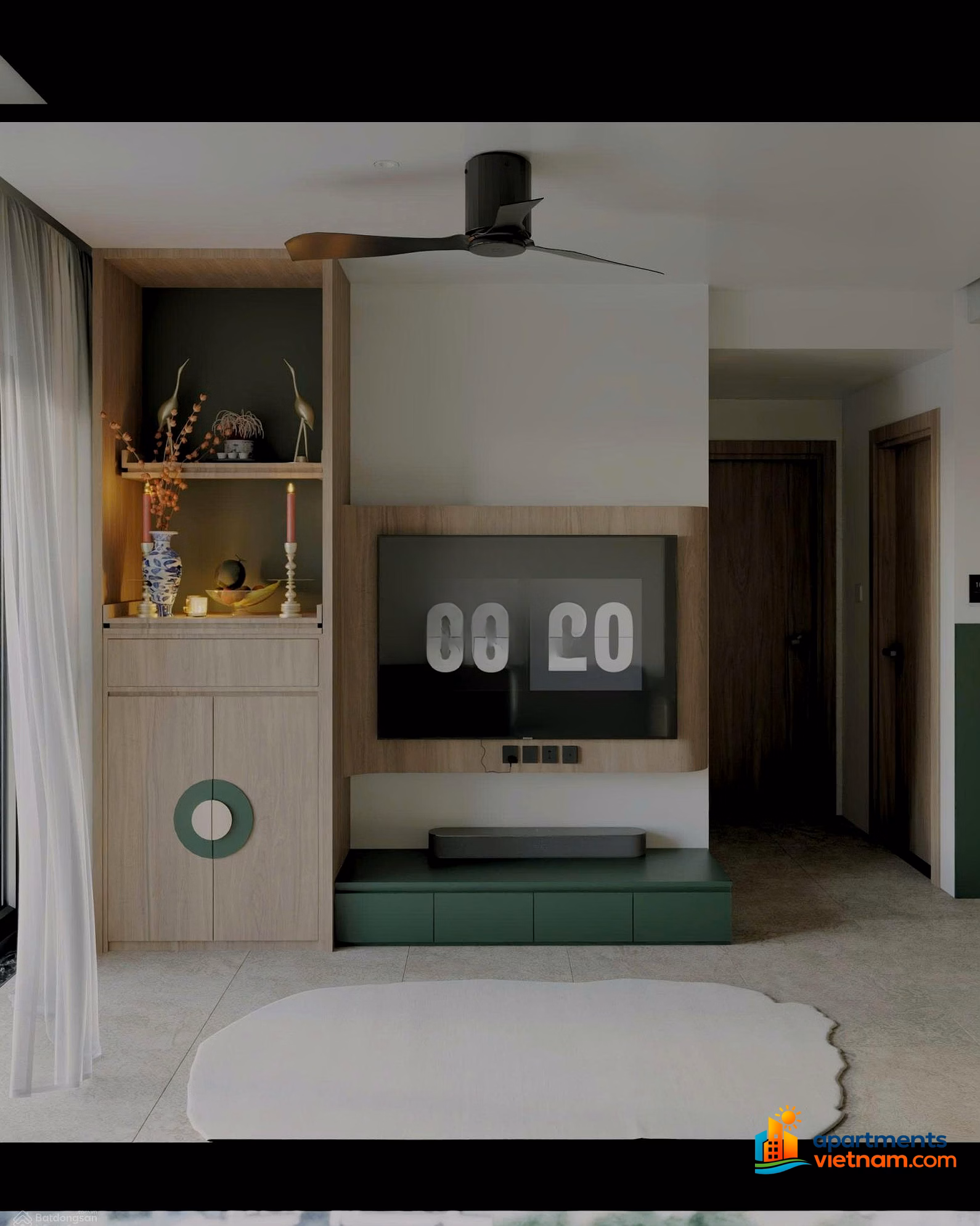 Urban Green 2 bedroom apartment with full interior ONLY 14 million - great view, NTCB 13 million, 3 bedroom 15 million - 18 million