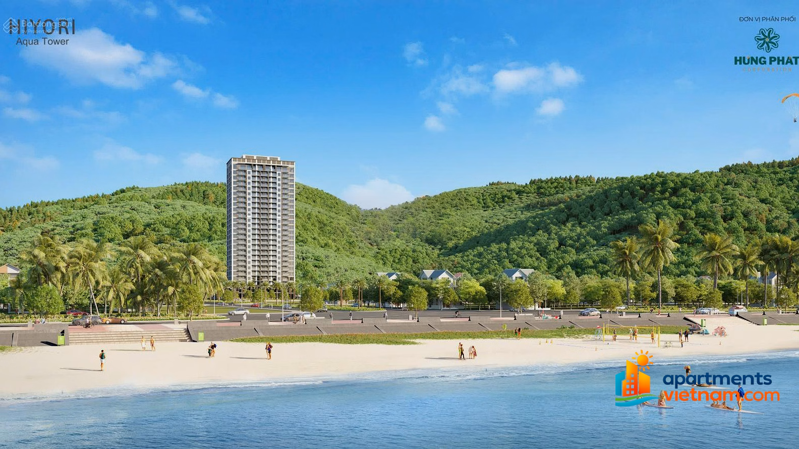 Long-term ownership corner apartment with Son Tra sea view 300m from the sea - 4.5 billion/ 2 bedrooms - 59m² middle floor