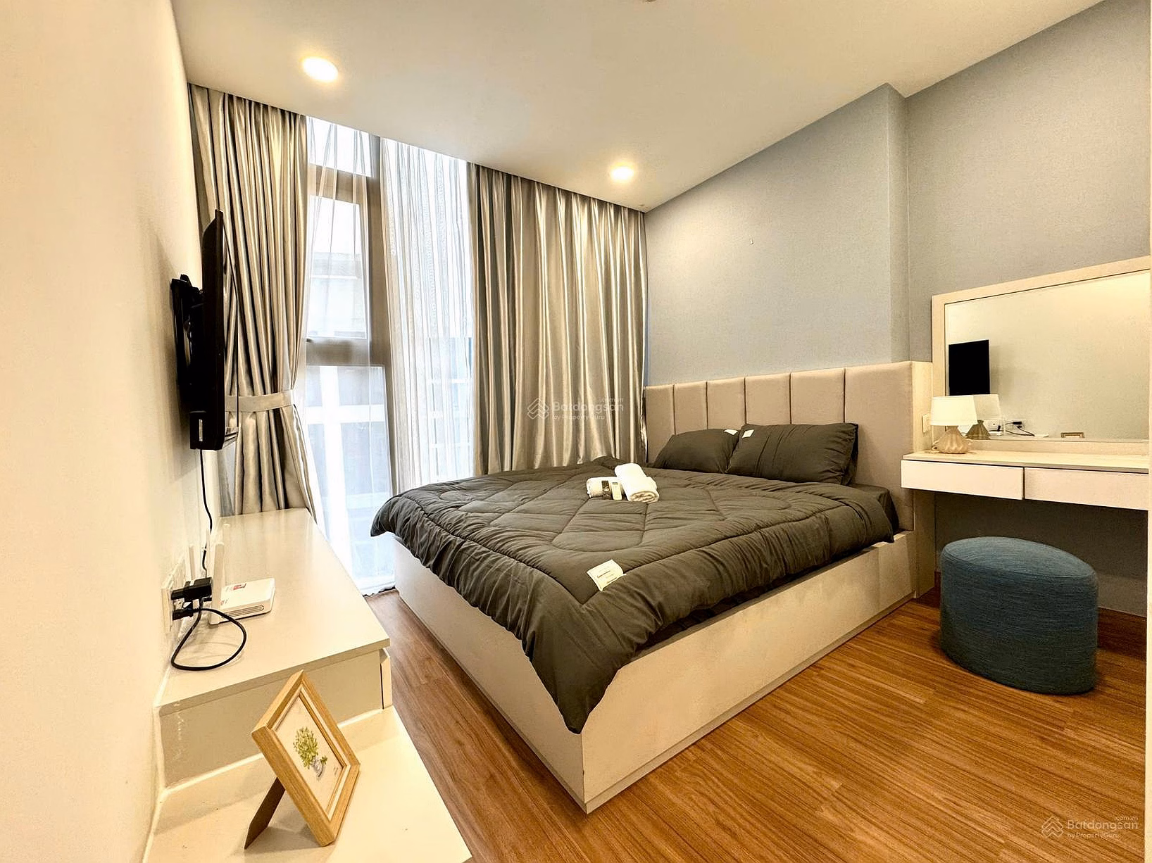 Ecogreen Q7 - Folding apartment for sale -2BR 2WC full NT full glass, modern LAYOUT - airy - 5 billion8 ~ 66M2