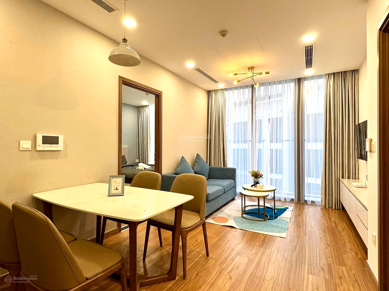 Ecogreen Q7 - Folding apartment for sale -2BR 2WC full NT full glass, modern LAYOUT - airy - 5 billion8 ~ 66M2