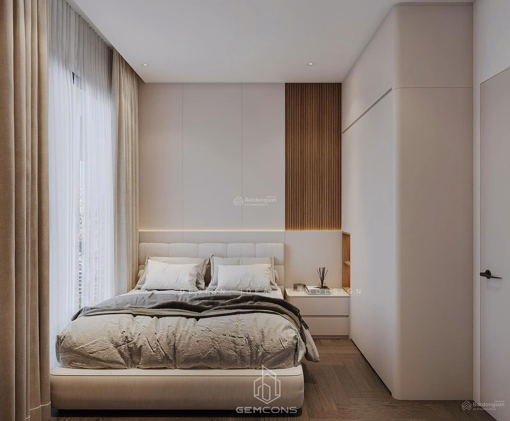 Sun Cosmo apartment has high-class furniture, 100% new, suitable for experts and foreigners