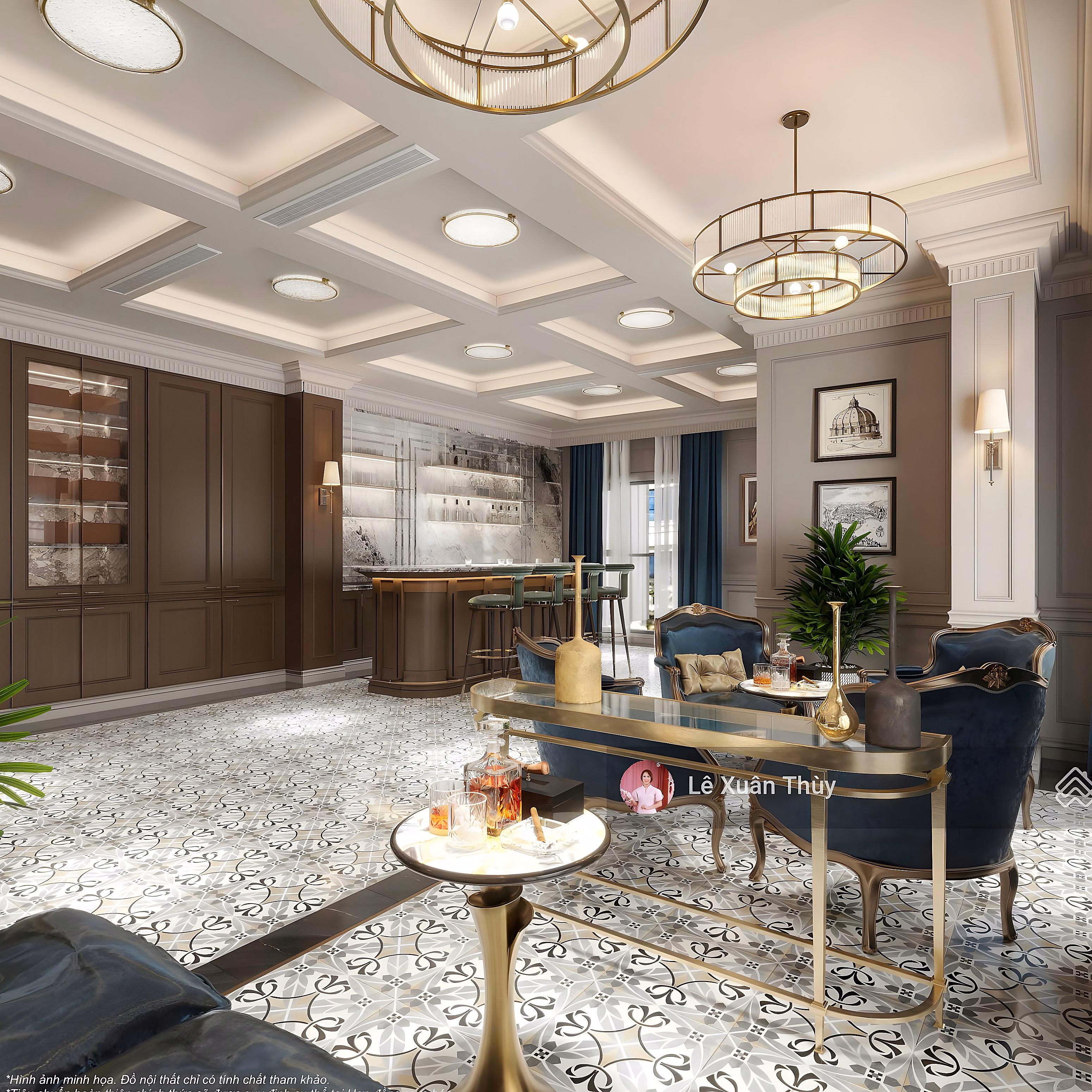 Exclusive studio axis 15 view of Paris 2 Coral Lake, price 2,450 billion***