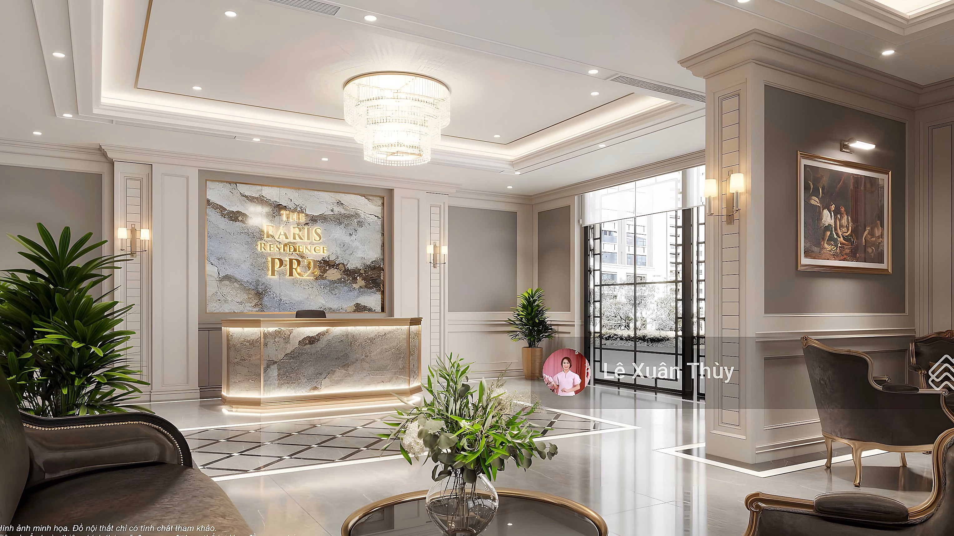 Exclusive studio axis 15 view of Paris 2 Coral Lake, price 2,450 billion***